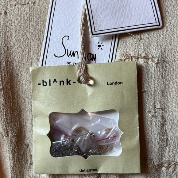 ***NWT VINTAGE*** SUNDAY ST. TROPEZ X BL^NK LONDON beaded tassel kimono - Picture 8 of 11